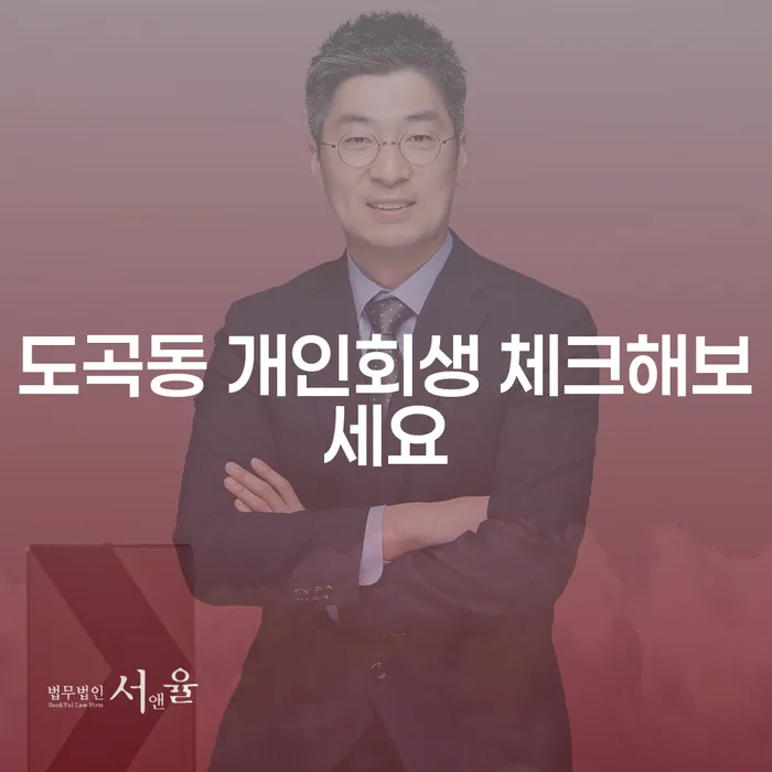 도곡동 개인회생 체크해보세요